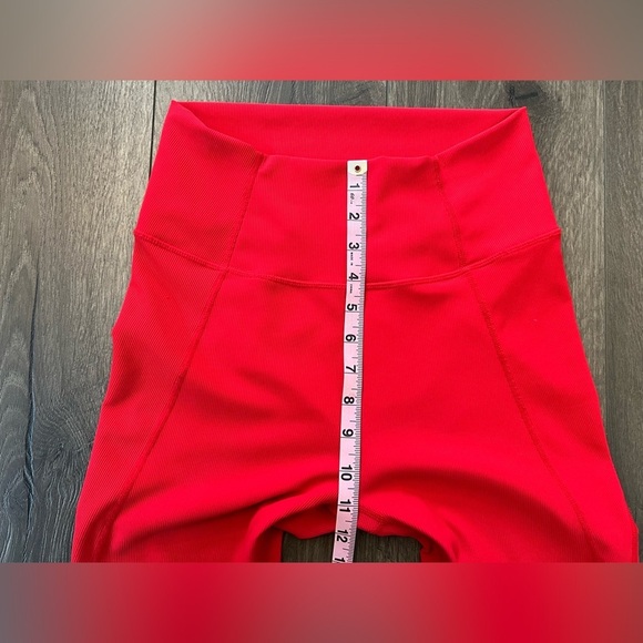 WILO the Label Ribbed leggings Red Size Large - Picture 10 of 11